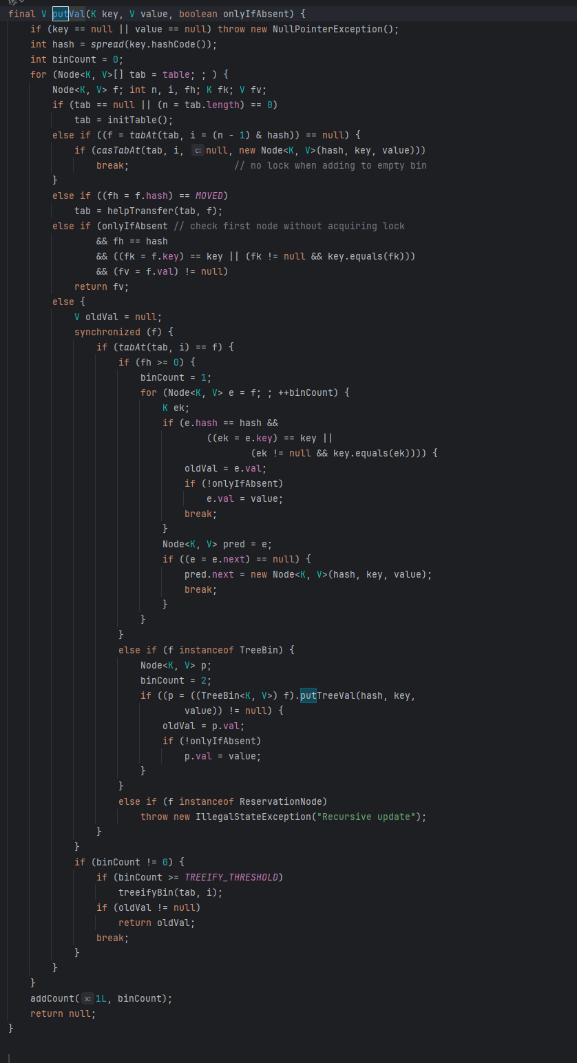 ConcurrentHashMap底层原理